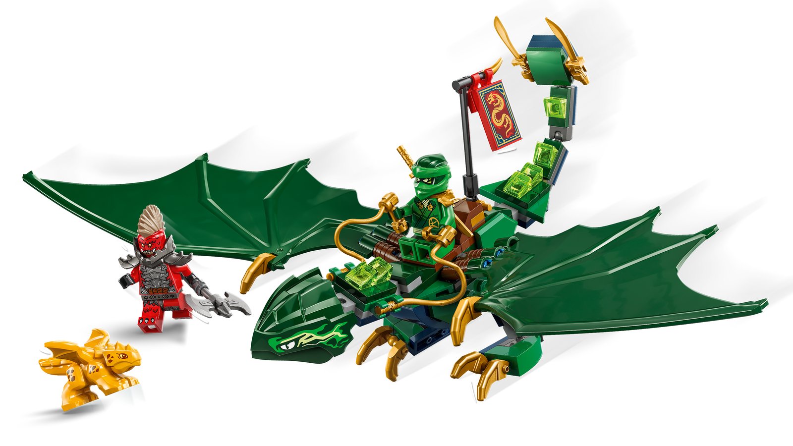 LEGO 71829 LEGO® Ninjago 71829 - Lloyds grüner Walddrache – Primaeres Produktbild