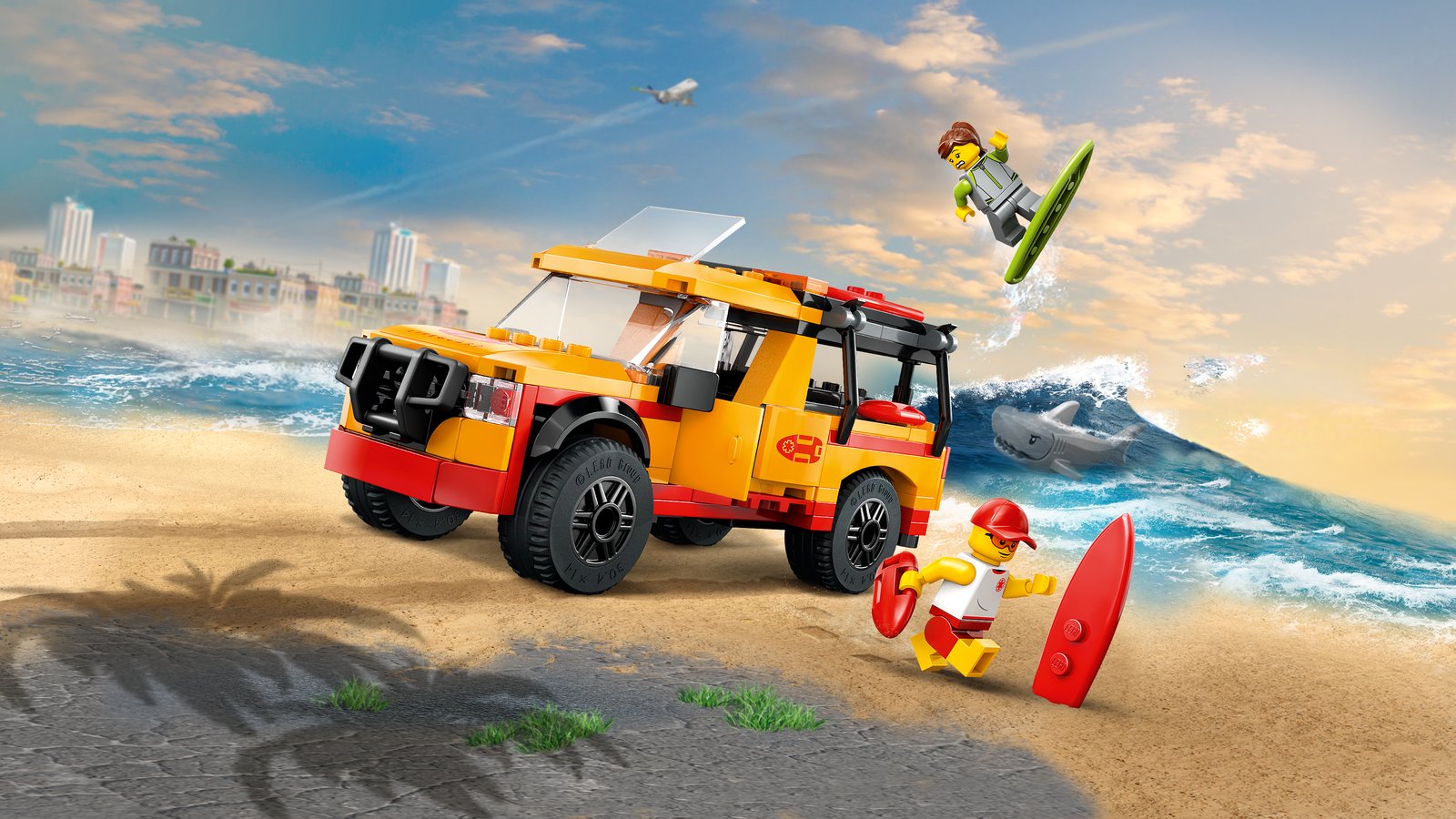LEGO 60453 LEGO® City 60453 - Einsatzfahrzeug der Rettungsschwimmer – Primaeres Produktbild