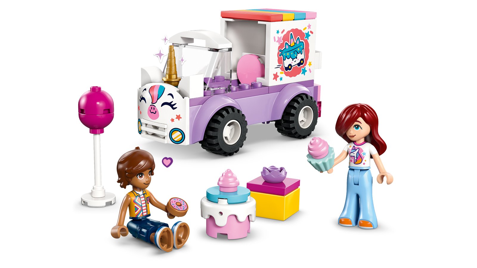 LEGO 42675 LEGO® Friends 42675 - Einhorn-Kuchenlieferwagen – Primaeres Produktbild
