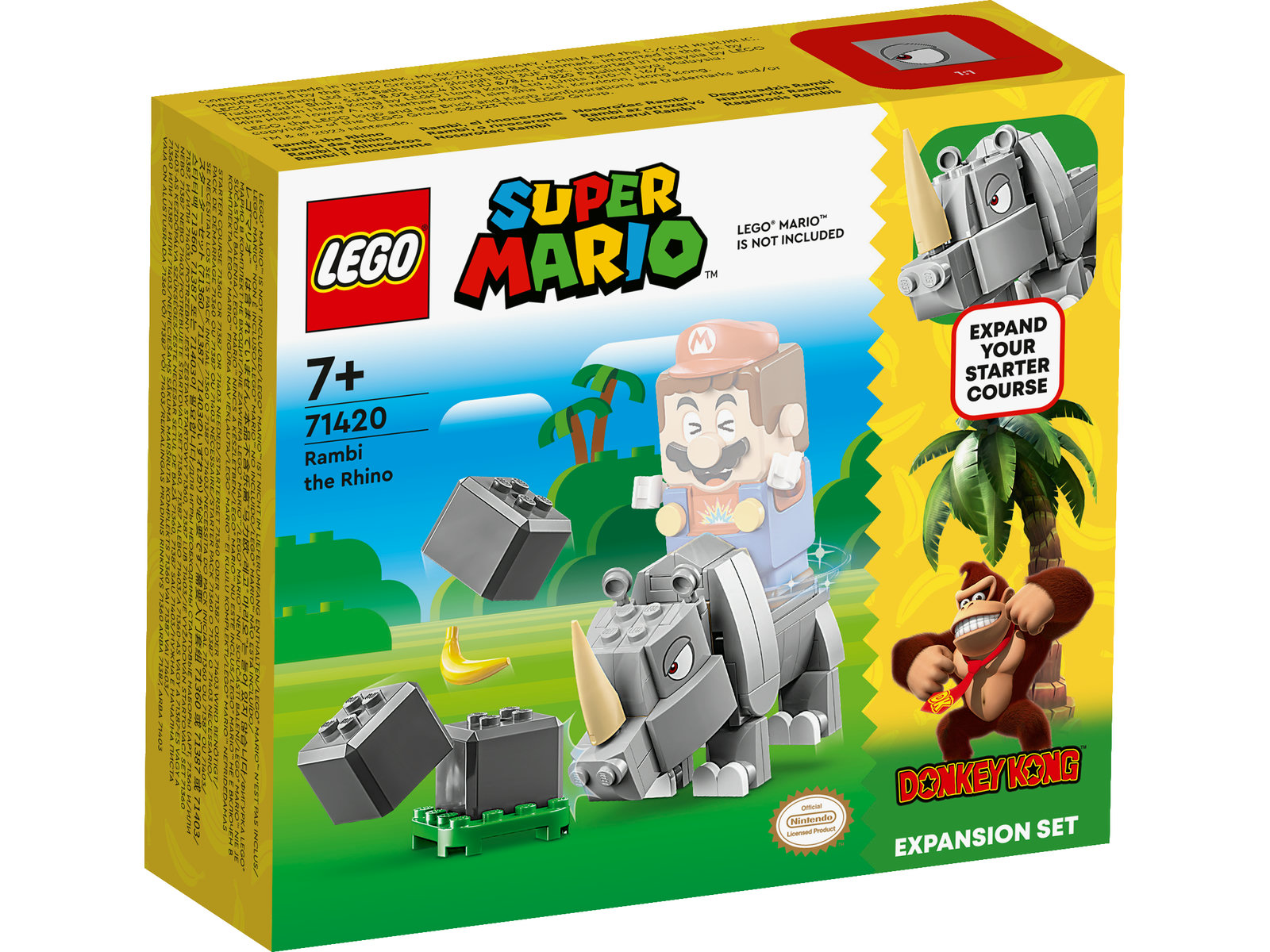 LEGO® Super Mario 71420 - Rambi das Rhino – Erweiterungsset