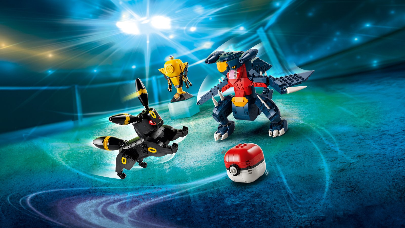 LEGO 72165 LEGO® Pokémon™ 72165 - SMART Play™: Nachtaras und Knakracks Duell um die Meisterschaft – Primäres Produktbild