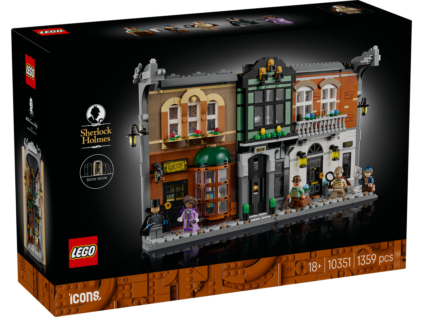 LEGO® Icons 10351 - Sherlock Holmes: Bücherstütze