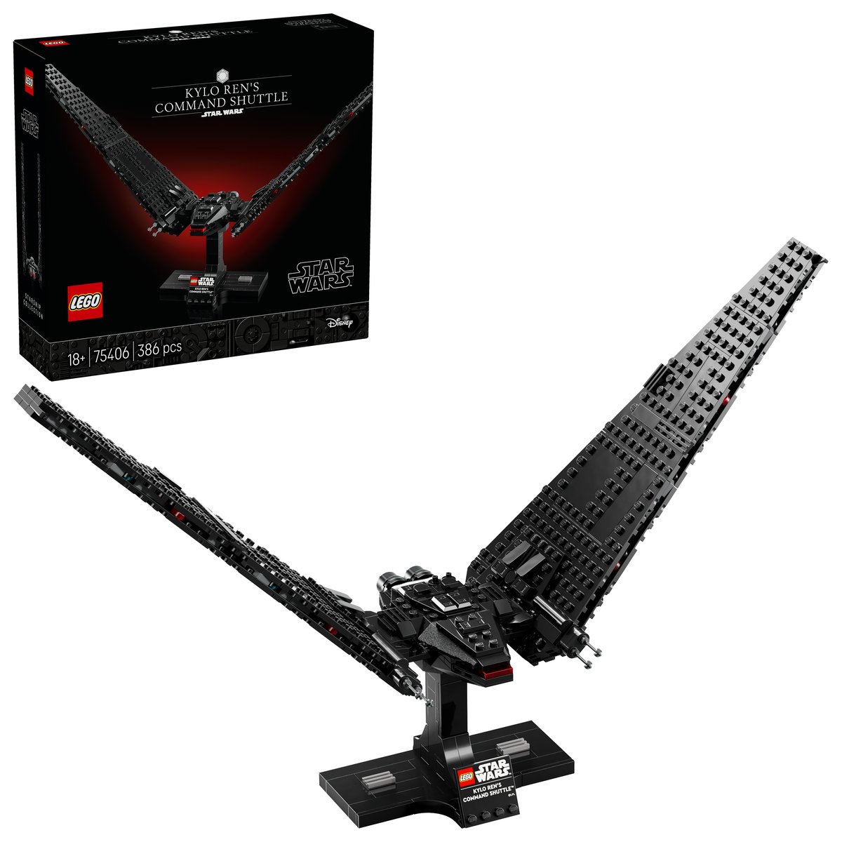 LEGO 75406 LEGO® Star Wars™ 75406 - Kylo Rens Kommandoshuttle – Box & Produkt