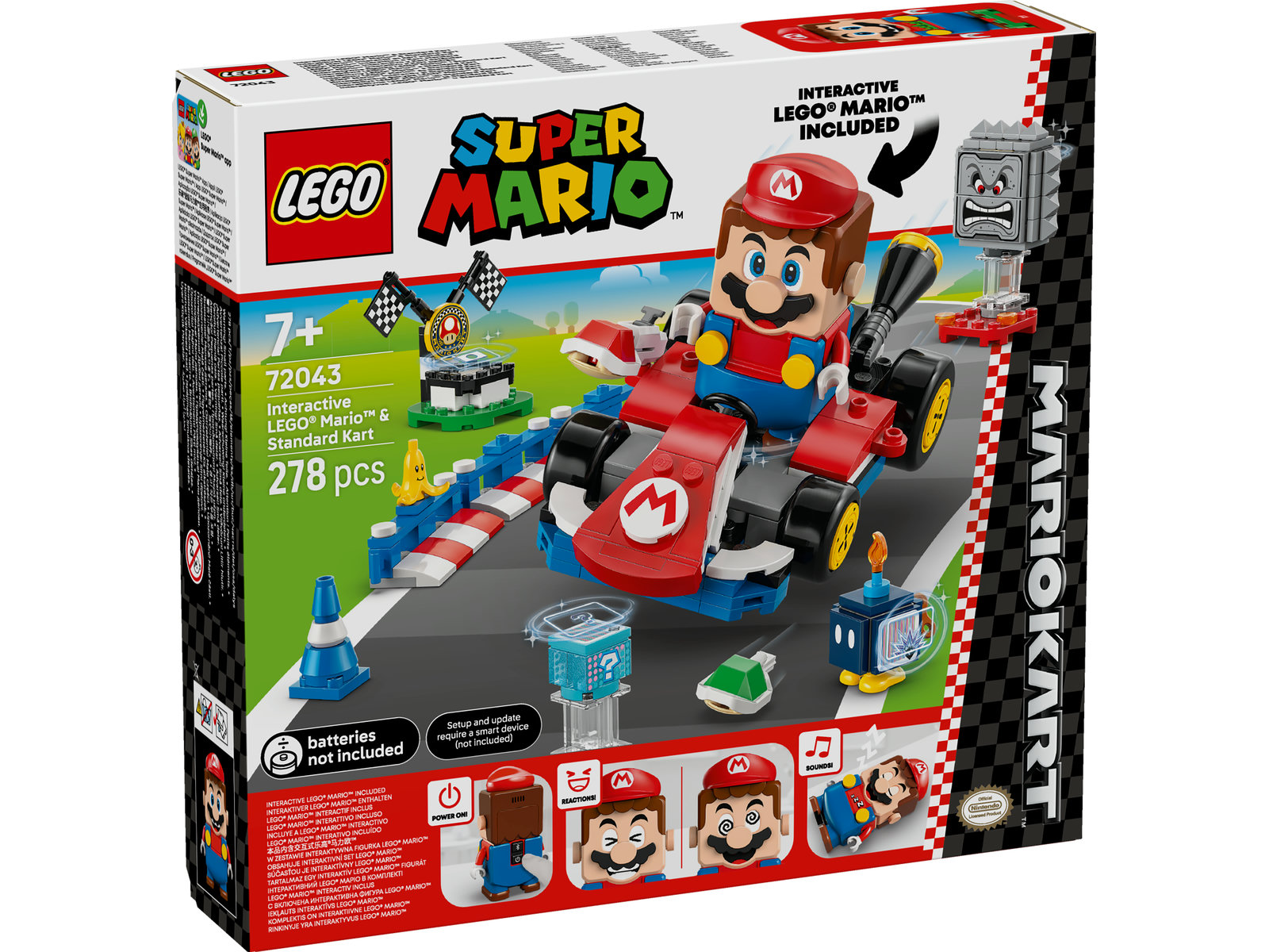 LEGO® Super Mario 72043 - Mario Kart™ – Interaktiver LEGO® Mario™ & Standard-Kart LEGO® Super Mario 72043 - Mario Kart™ – Interaktiver LEGO® Mario™ & Standard-Kart