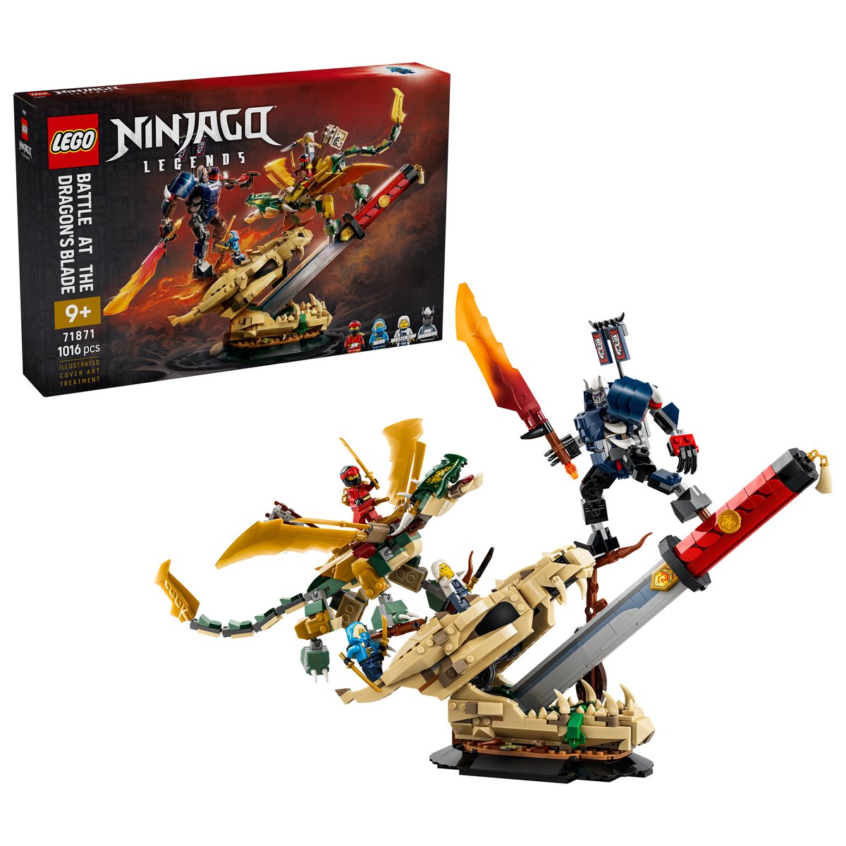 LEGO 71871 LEGO® NINJAGO® 71871 - Showdown auf der Drachenklinge – Box & Produkt