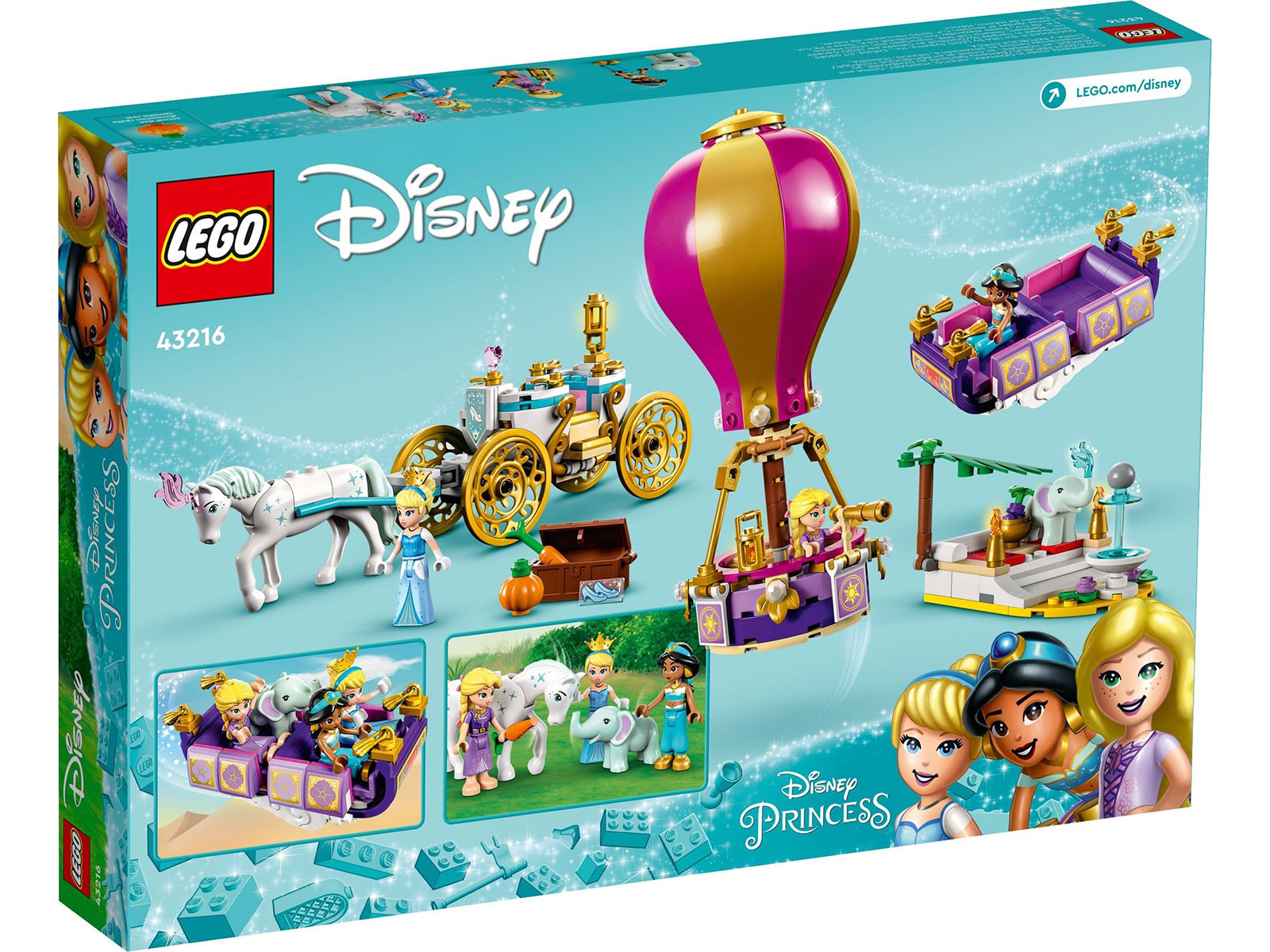 LEGO® Disney 43216 - Prinzessinnen auf magischer Reise