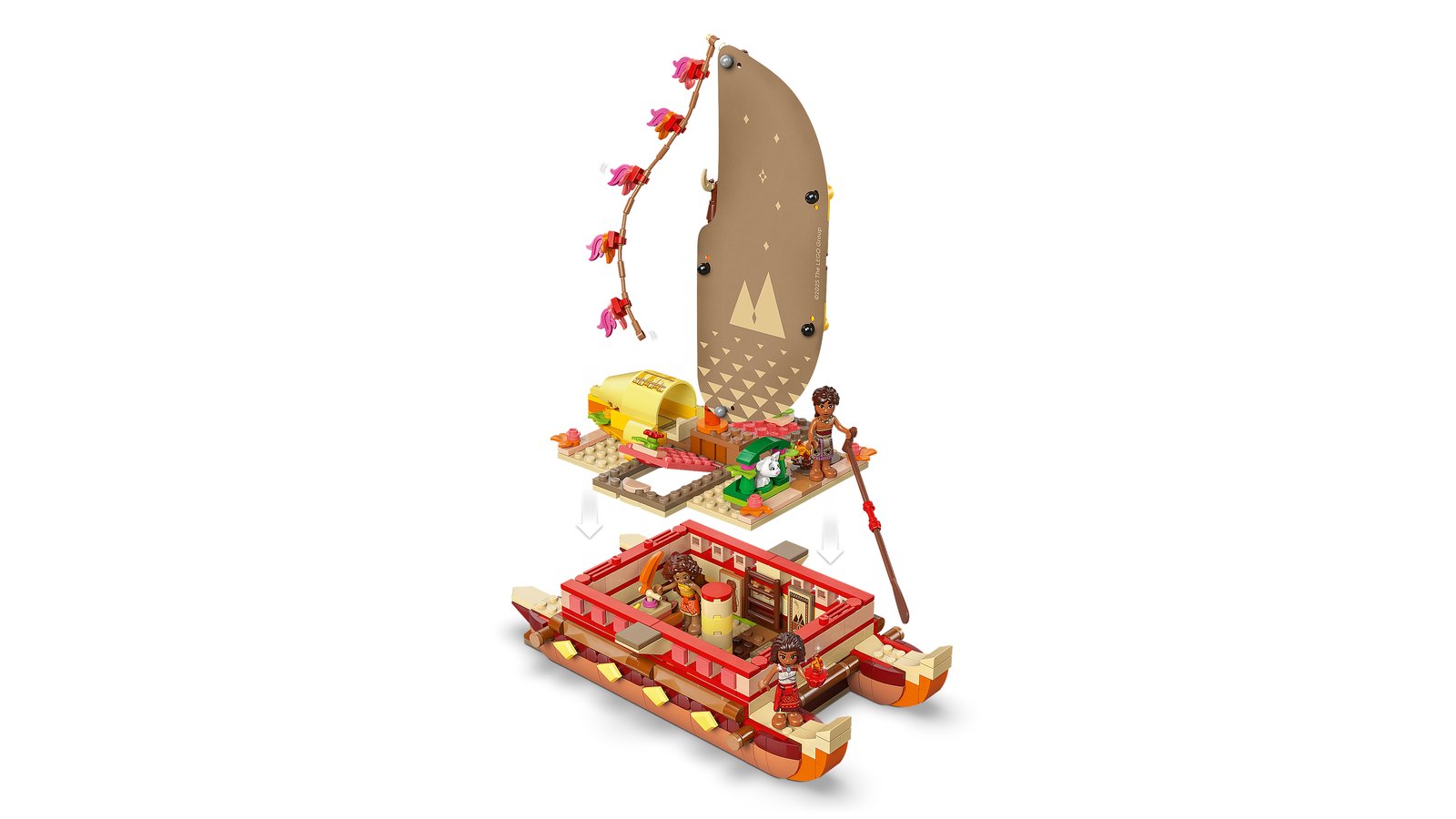 LEGO 43270 LEGO® Disney Princess 43270 - Vaianas Abenteuerfloß – Detailansicht 2