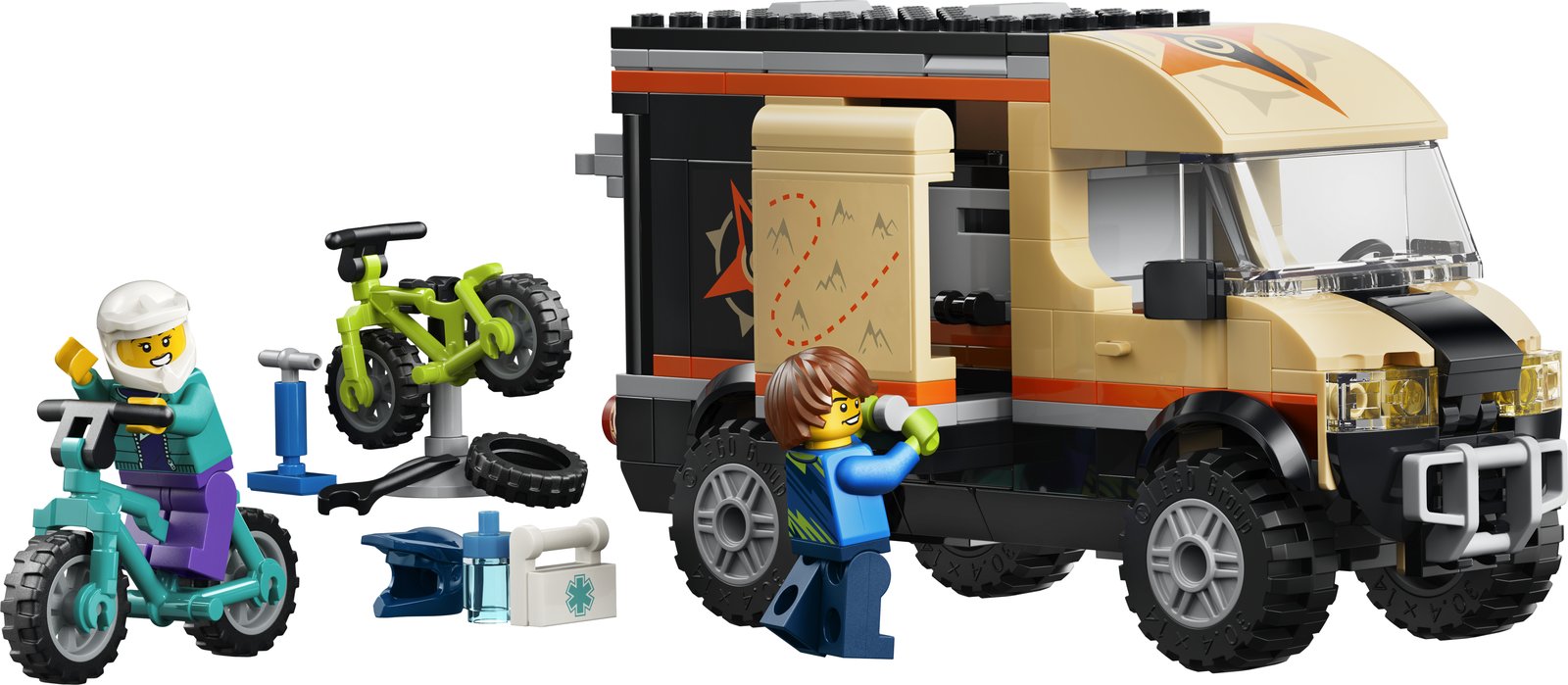 LEGO 60512 LEGO® City 60512 - Mountainbike-Abenteuervan – Produktfoto