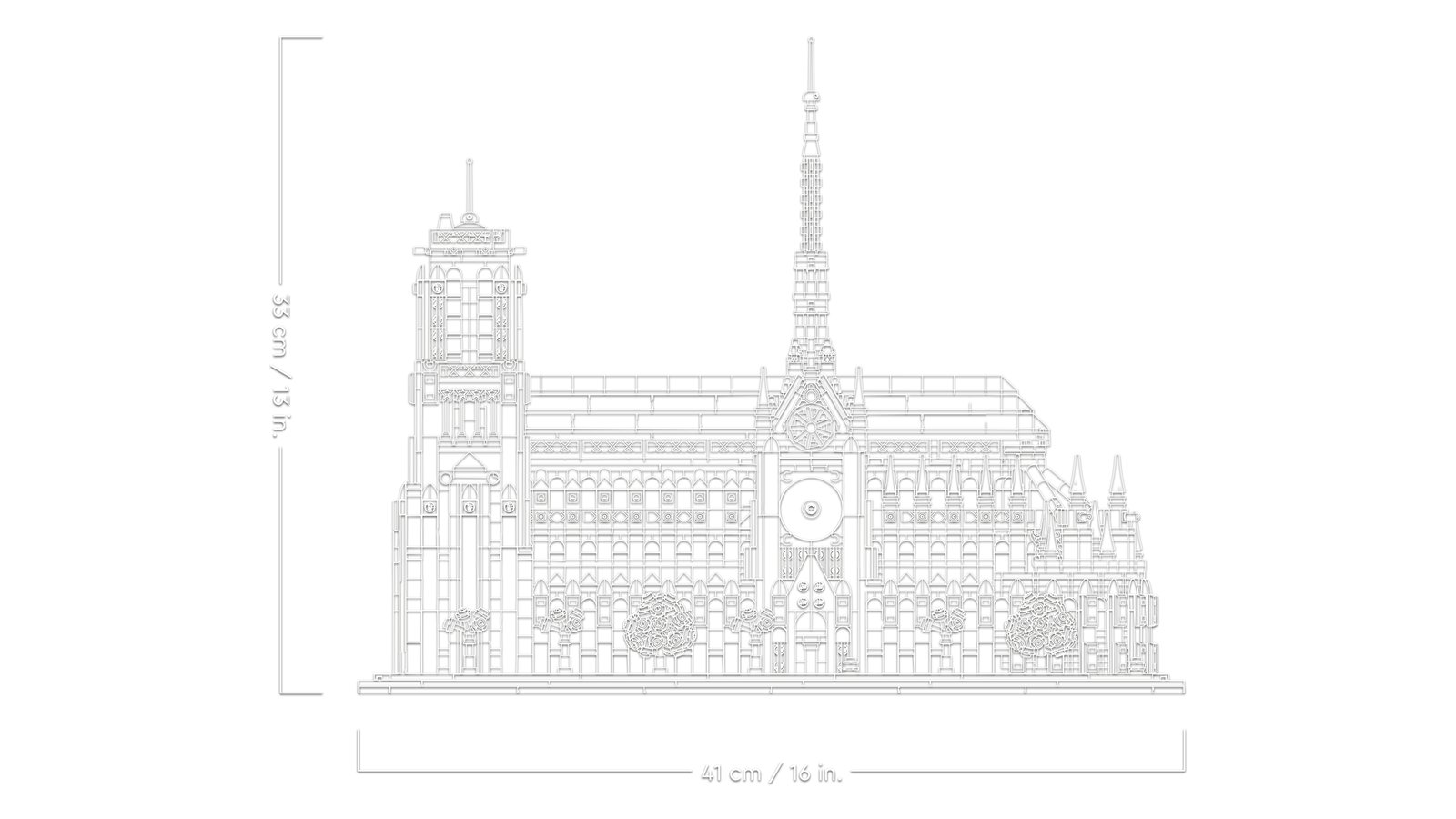 LEGO 21061 LEGO® Architecture 21061 - Notre-Dame de Paris – Detailansicht 8