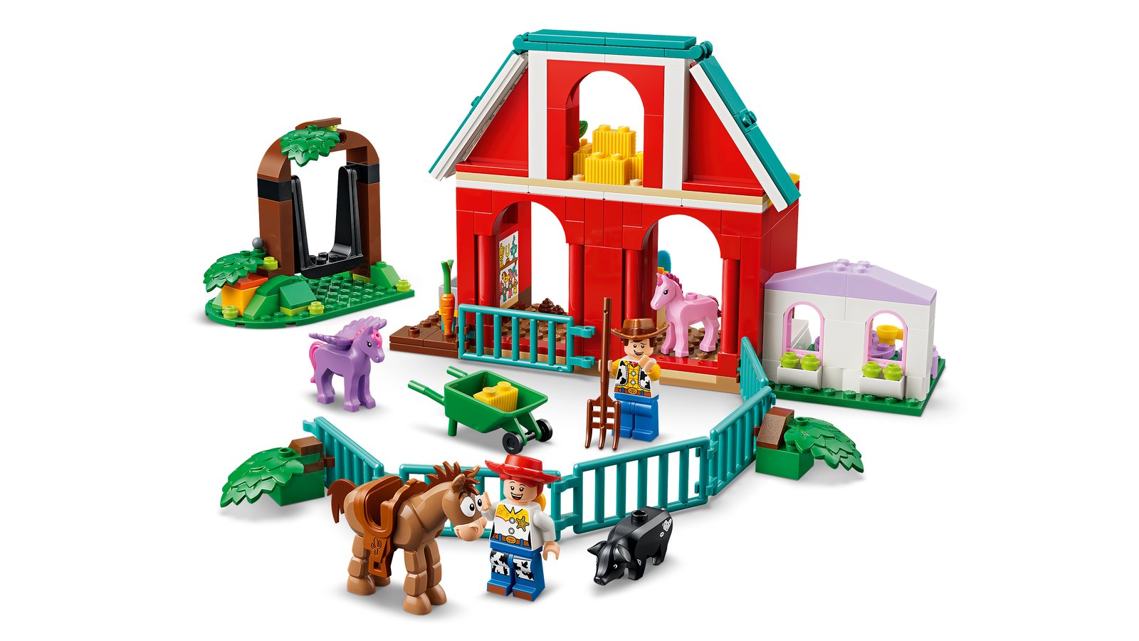LEGO 43304 LEGO® ǀ Disney and Pixar Toy Story 5 43304 - Blazes Pferderanch – Primäres Produktbild