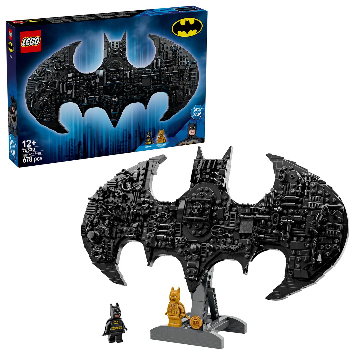 LEGO 76330 LEGO® DC Batman™: Batman Logo 76330 - Batman™ Logo – Box & Produkt